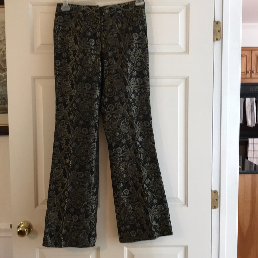 Etcetera Holiday bell bottom pants
